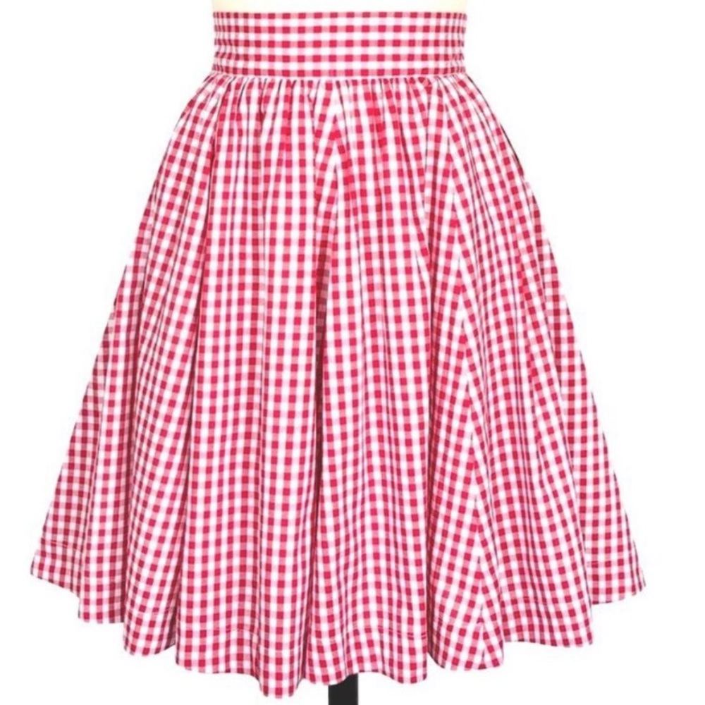 Trashy Diva Red Gingham Skirt